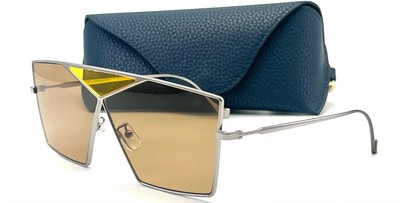 NEW LOEWE LW40011U 14E SHINY LIGHT RUTHENIUM AUTHENTIC SUNGLASSES 69-03 140 W/CA