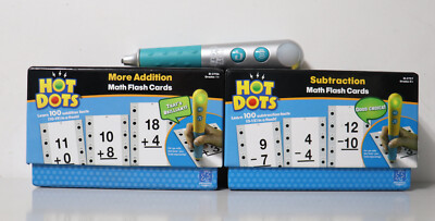 Hot Dots More Addition & Subtraction with Hot Dots Interactive Pen Grades K-1+