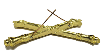 Civil War Reproduction Artillery Brass Hat Insignia