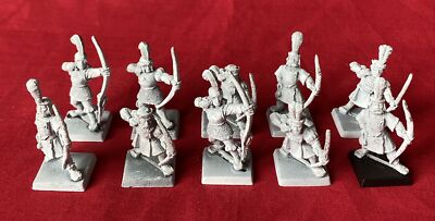 Archers X10 Bowmen Empire Bretonnian The Old World Metal OOP Fantasy (UB439)