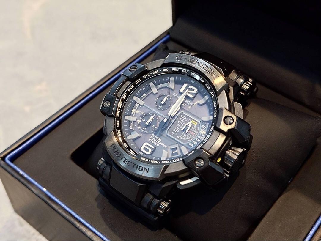 時計 G-SHOCK GPS Hybrid Wave Ceptor Casio G-Shock Gpw-1000-1Bdr GPS HYBRID WAVE CEPTOR Men's