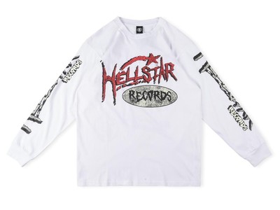 Hell Studios star Records Crewneck INS same Style Mens Long Sleeve T-shirt