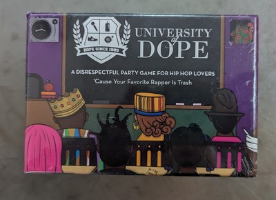 University Of Dope Card Game A Disrespectful Party Game For Hip Hop Lovers