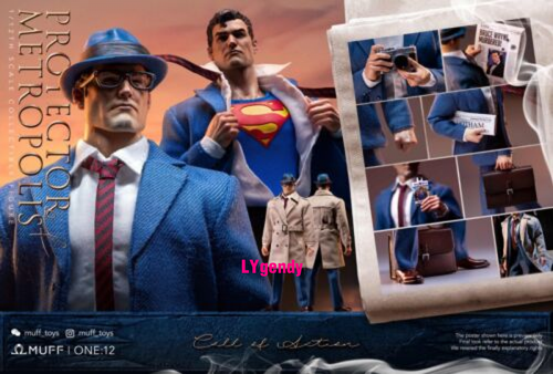MUFF TOYS 1/12 Superman Metropolis Reporter Clark Kent 6