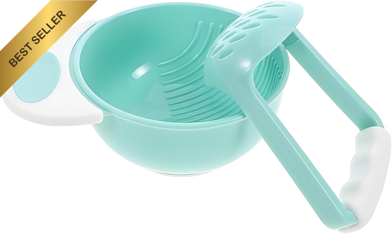 Manual Mash and Serve Bowl, 1 Set Food Masher Bowl Food Mill Bowl Portable Food