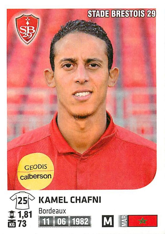 Panini Football 2012 2013 Brest Kamel Chafni