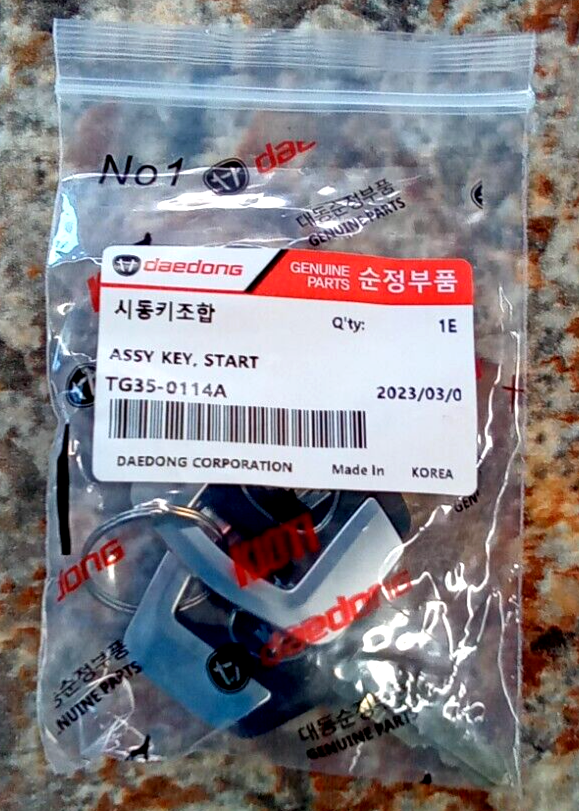 New Genuine OEM KIOTI Tractor TG35-0114A Starter Switch Keys