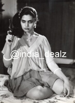 Nude Style Bollywood Actress Silk Smitha Photo Black White Photograph 5x7 inch