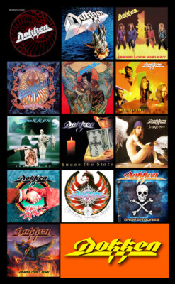 DOKKEN album discography magnet (4.5'' x 3.5'') heaven comes down