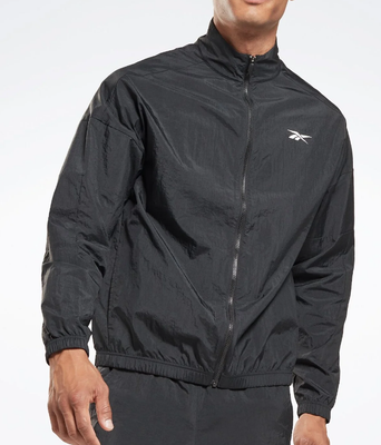 Reebok Performance Woven Jacket Mens Black Size UK XS REF24