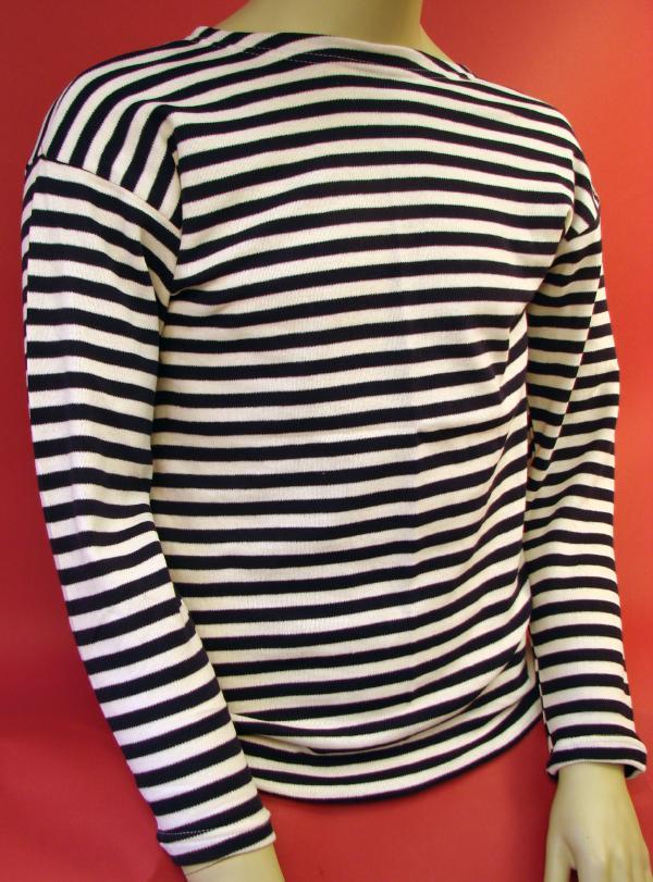Soviet Russian NAVY TELNYASHKA ShipFromUSA Black STRIPED SHIRT HiQual 100%Cotton