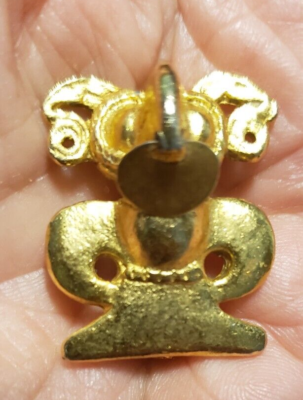 Aztec Mayan Inca Design Gold Toned Pin Brooch Jewelry eBay
