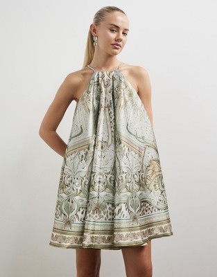 Camilla Ivory Tower Tales Trapeze Mini Dress