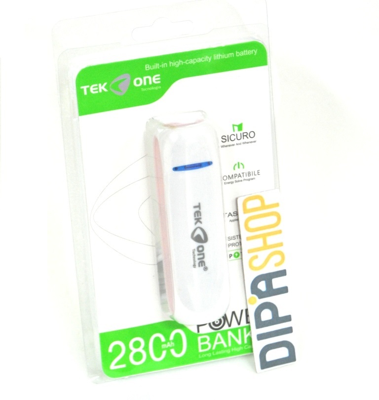 Batteria Esterna Power Bank Portatile TekOne 2800mah Smartphone Tablet BiaRo hsb