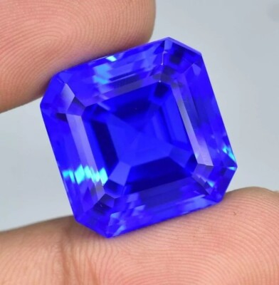 10.21 Ct Certified Natural Rare Lustrous Blue Tanzanite Loose AAA+ Gemstone