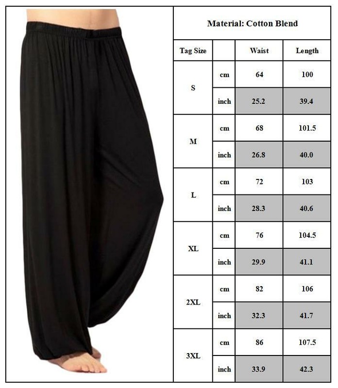 Mens Harem Pants Pump Trousers Aladin TROUSERS PLUDERHOSE THS Haremshose Schwarz Pumphose Aladinhose Goa Hose