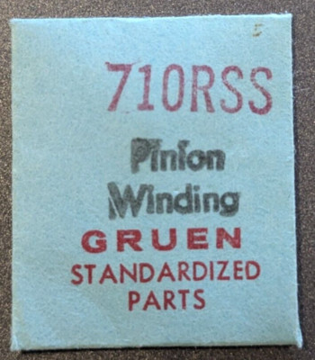 NOS Gruen Cal. 710RSS Winding Pinion - Watch Material Part
