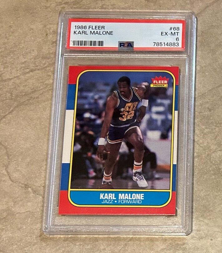 その他 fleer86 87 karl malone rc!!  mint fleer86 87 karl malone rc!! mint