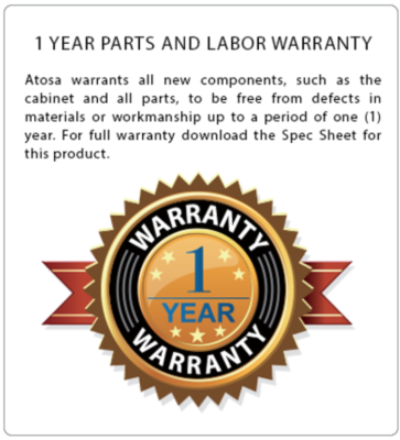 New Full Height Full Size Warming Proofing Cabinet Insulated Atosa ATWC18P #1789