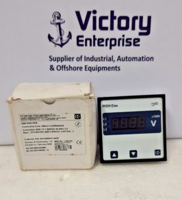 Rishabh Rish Eine 3V    Voltage DPM Input 100-500 VL-L , P/N- 3AYN569751-620R