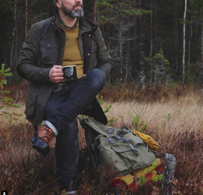 Pre-owned Barbour Ogston Wax Jacket W/ Elbow Patches Olive Msrp$625 Rugged Sophistication In Green