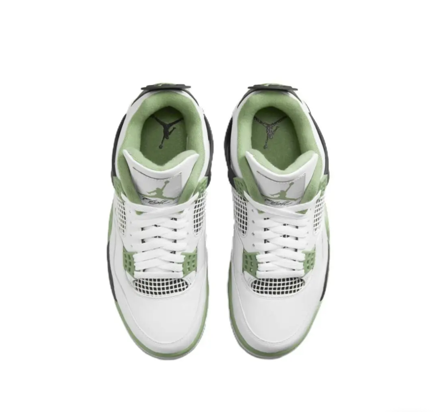 Pre-owned Nike Air Jordan 4 Retro Mid Seafoam Aq9129-103 Women's Shoes In Green
