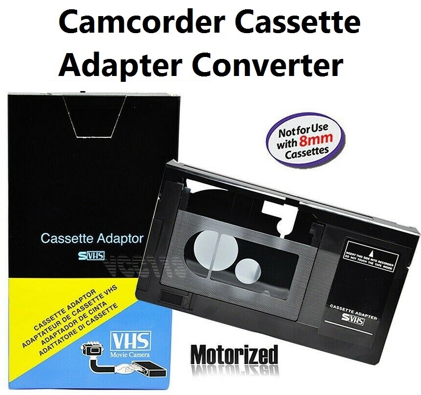 Camcorder Cassette Adaptor Adapter VHS Conversion Tape Converter VHSC