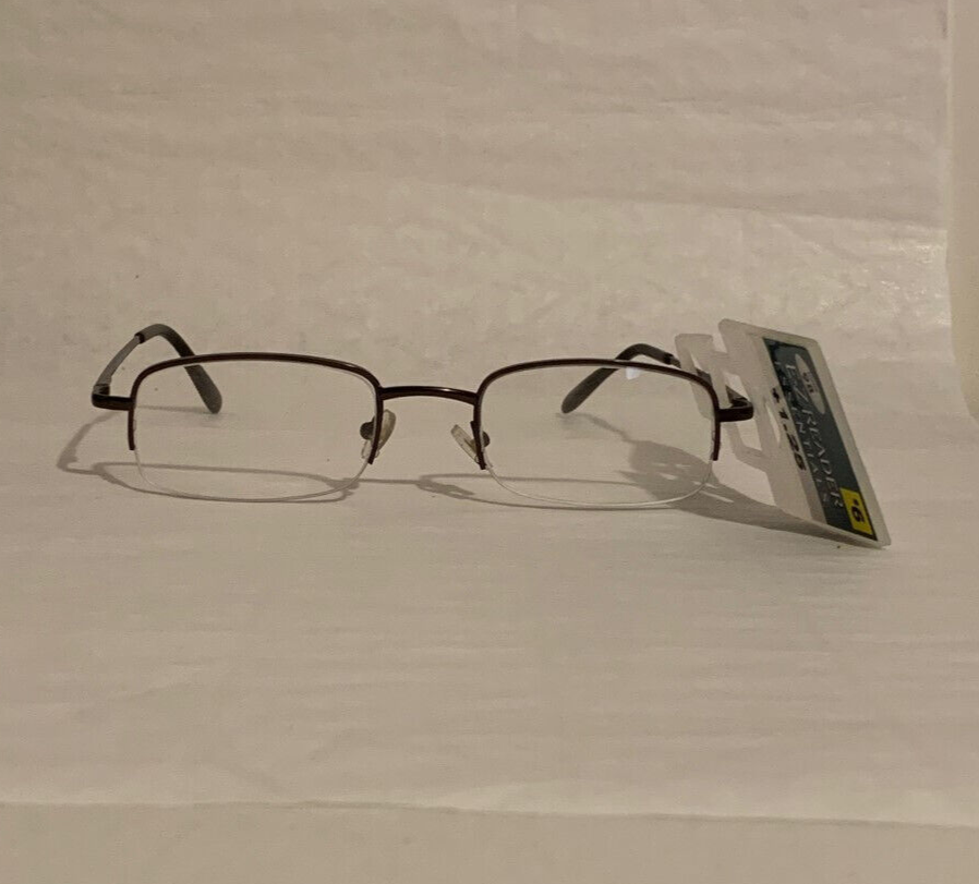 FG75 Foster Grant HARRISON BRN BROWN 1.25 EZ READER READING