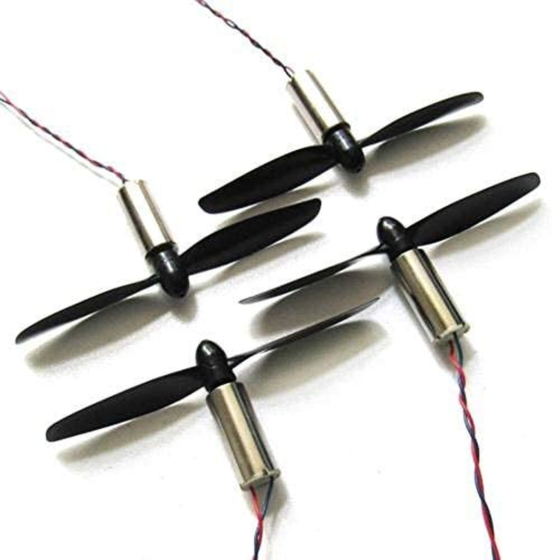8520 Coreless Brushed Motor Set 53000Rpm 8.5X20Mm + 75Mm CW CCW Propeller