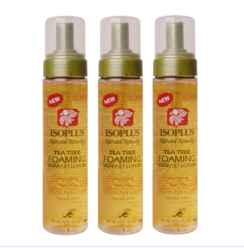 Isoplus Foam Wrap / Set Lotion 8.5 oz ( Pack of 3 )