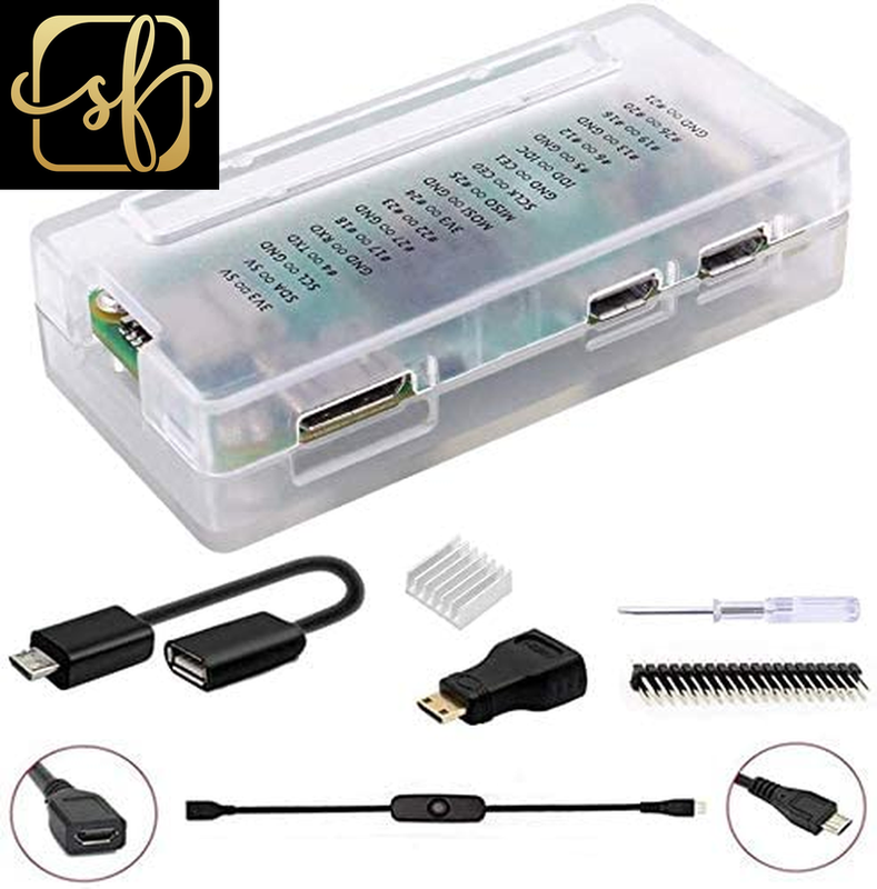 Zero 2 W Case/zero W Case, 7 In 1 Basic Starter Kit With Raspberry