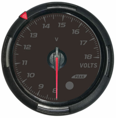 60MM/2.5'' Car Modified Voltmeter 8-18V Racing Instrument 64 Colors of Backlight