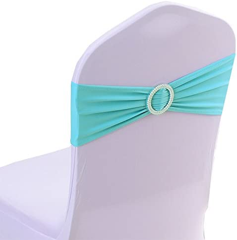 Sashes Chair Bow Chair Decoration Spandex Stretch Band With Buckle Slider
