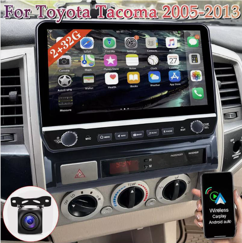 10.1'' For Toyota Tacoma 2005-2013 Android 13 Car GPS Navi Stereo Radio Carplay