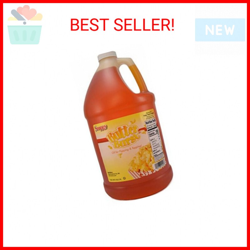 Snappy Butter Burst Popcorn Oil, 1 Gallon