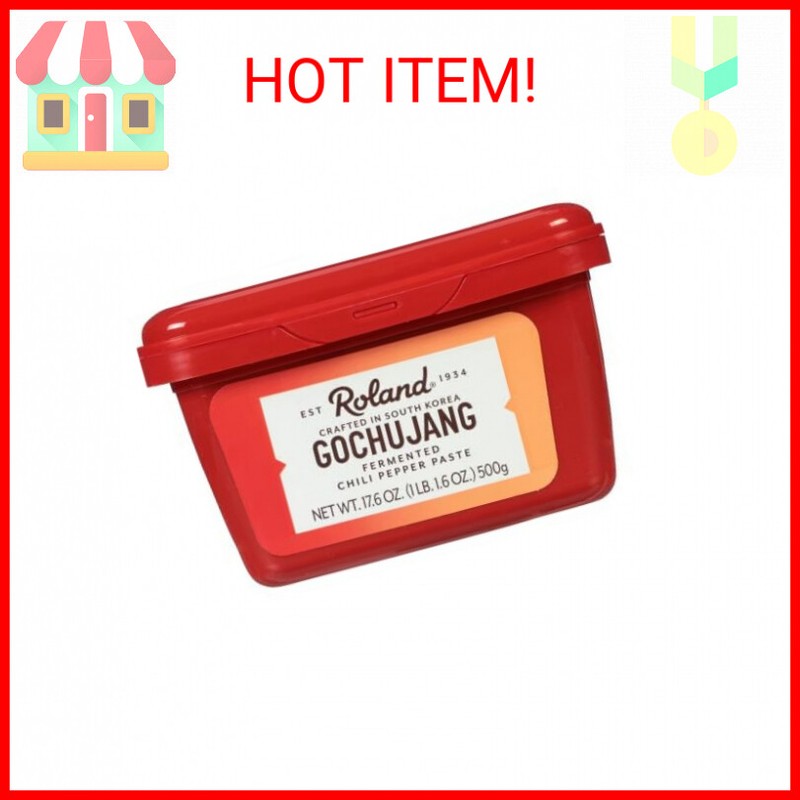 Roland Foods Gochujang, Korean Fermented Hot Chili Paste, 17