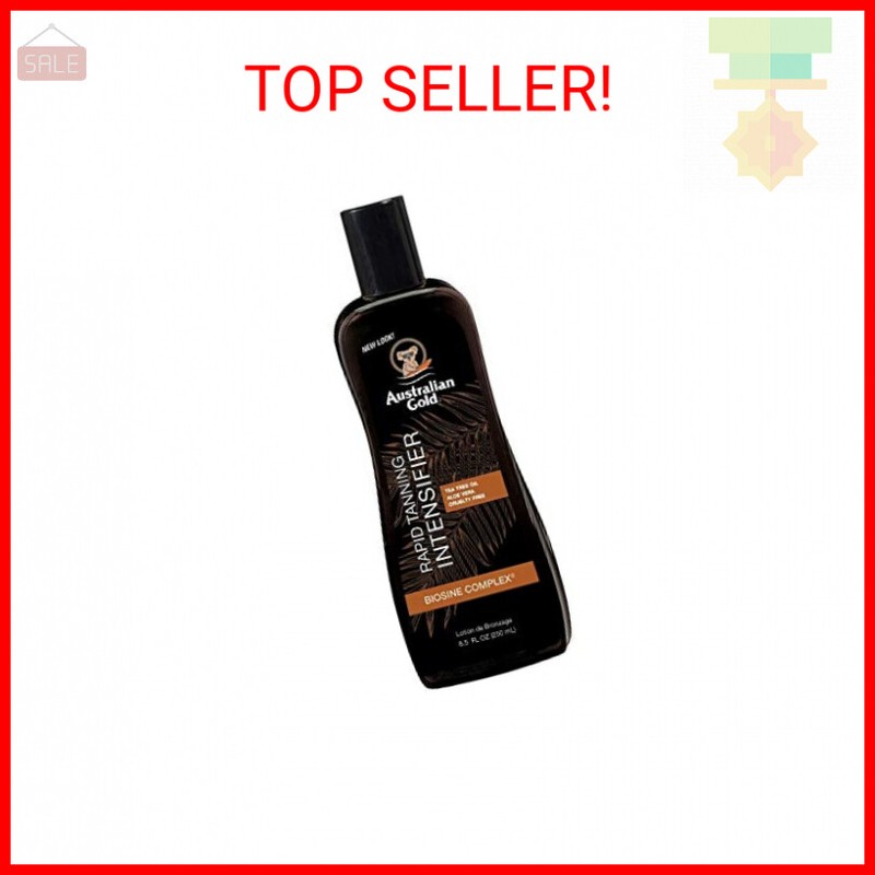 Australian Gold Rapid Tanning Intensifier Lotion, 8.5 Fl Oz | With Tea Tree Oil