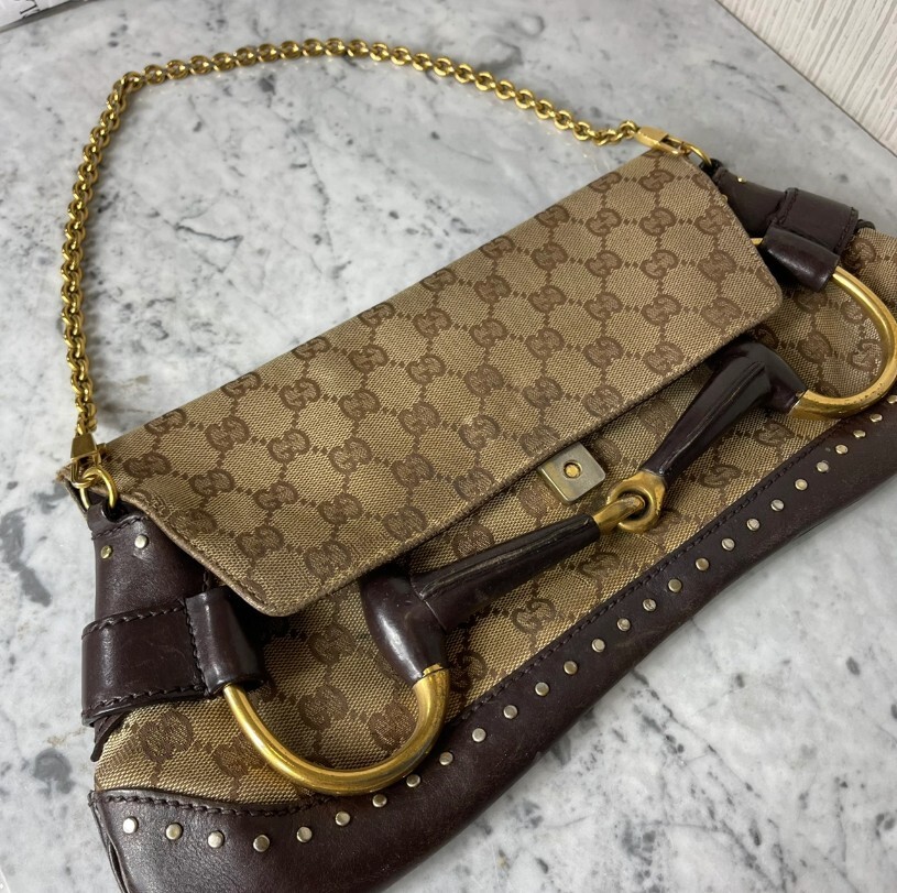 小物 GUCCI by Tom Ford coincase GUCCI by Tom Ford 2003/4 Exotic Crocodile Skin Metallic Grey