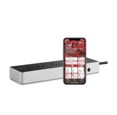 Eve Energy Strip - Apple HomeKit Smart Home Triple Outlet & Power Meter w/ Built