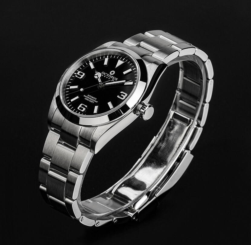 Pre-owned Octopus Men Automatic Watch Mechanical Wristwatch 10bar Bgw-9 Luminous Pt5000