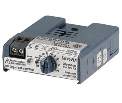 Johnson Controls CSDSC-C50100L1 Current Switch, Clamp/Split Core, Self-Calibrate
