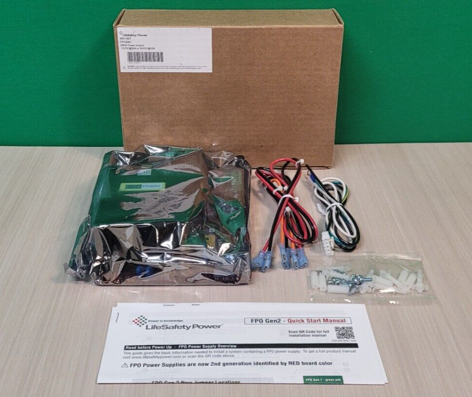 LifeSafety Power FPO250 250w Power Supply Board (20A/12V or 