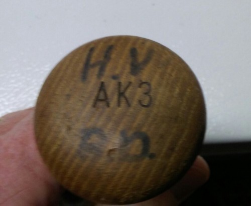 1960s AL KALINE #AK3 VTG Baseball Bat Full Size Cracked