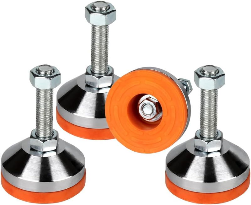Leveling Feet M12 Thread 4 Pack for Workbench Machine Cabinet 1300 Lb