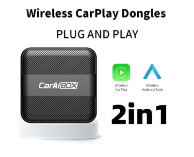 Car Play Android Auto Player AI Box Adapter Dongle CarPlay For Cars Wireless USA