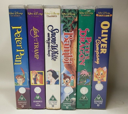 Disney Videos x6 Mixed Bundle VHS Cassette no3 | eBay