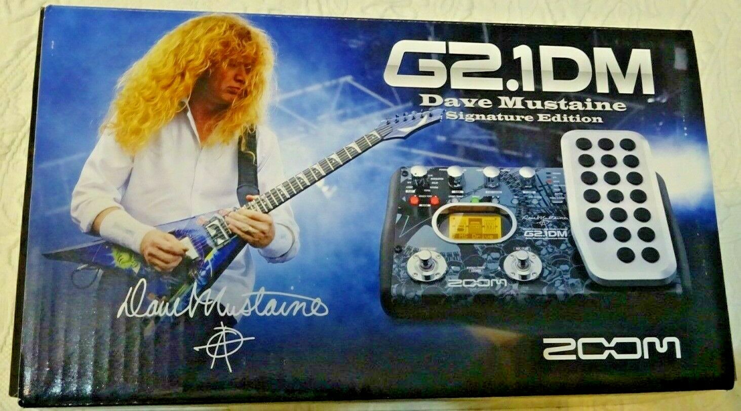 Dave Mustaine G2.1DM Signature Guitar Pedal By Zoom - NEW - *DISCLAIMER