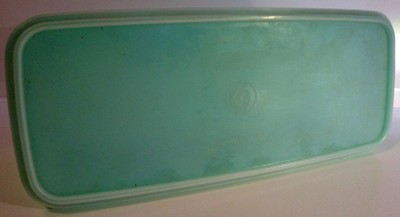 Vintage Tupperware Easy Crisp 782-5, Lid 784-4 Jade Green Keeper