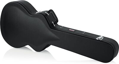 Gator Cases Hard-Shell Wood Case for Semi-Hollow Guitars; Fits Gibson 335