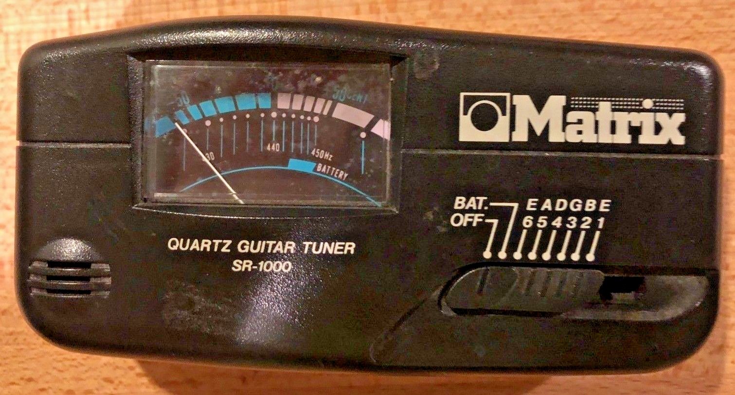 Matrix quartz guitar tuner SR-1000, Guitar Tuner, used, GUITAR TUNER
